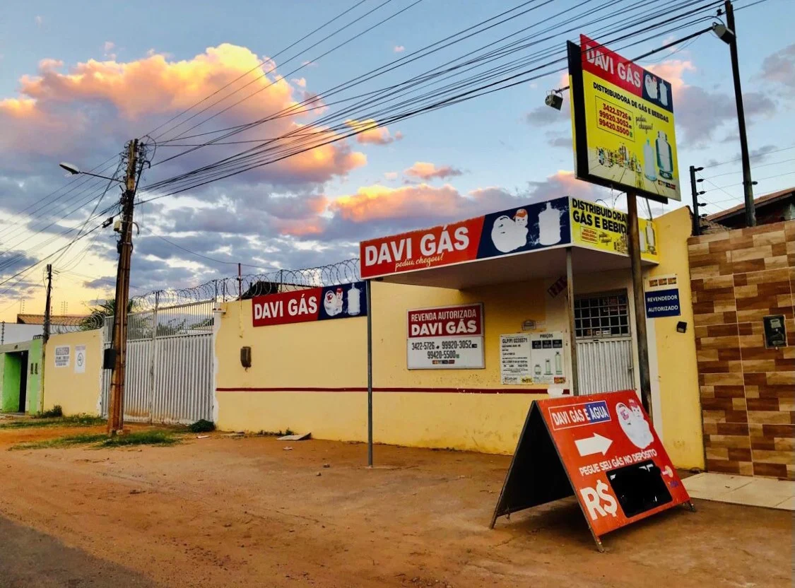 Fachada da Davi Gás em Picos